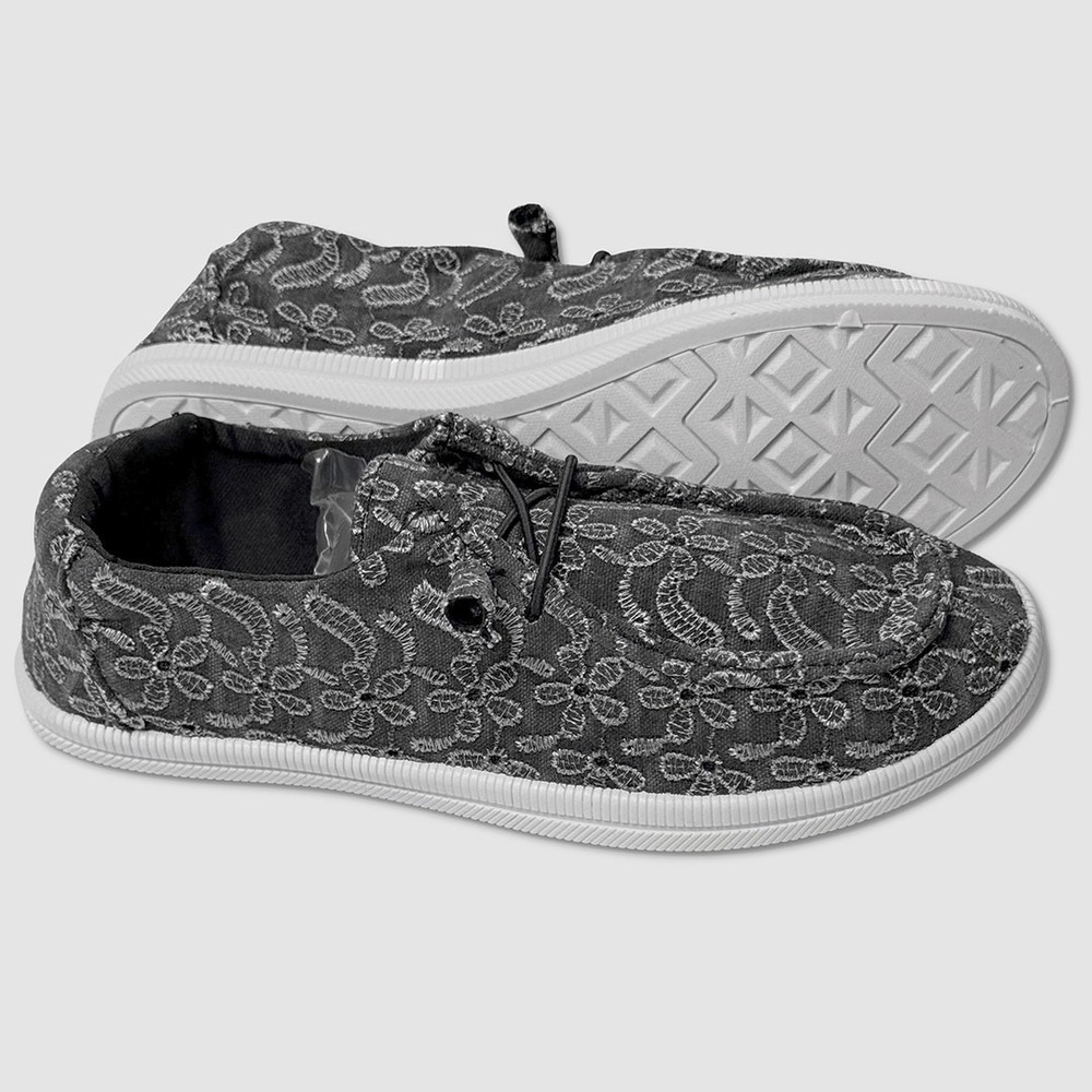 Rocket Dog Mellow Kenner No-Tie Shoes - NIB Womens 8.5 Eyelet Cotton #49816-OFCL